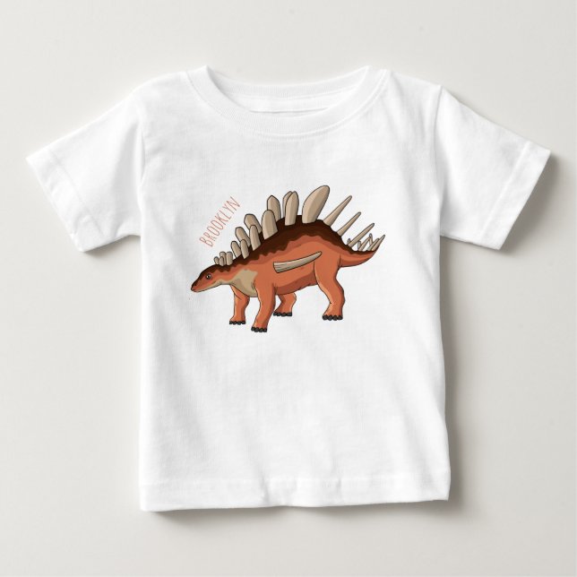 Kentrosaurus tecknad illustration t shirt (Framsida)