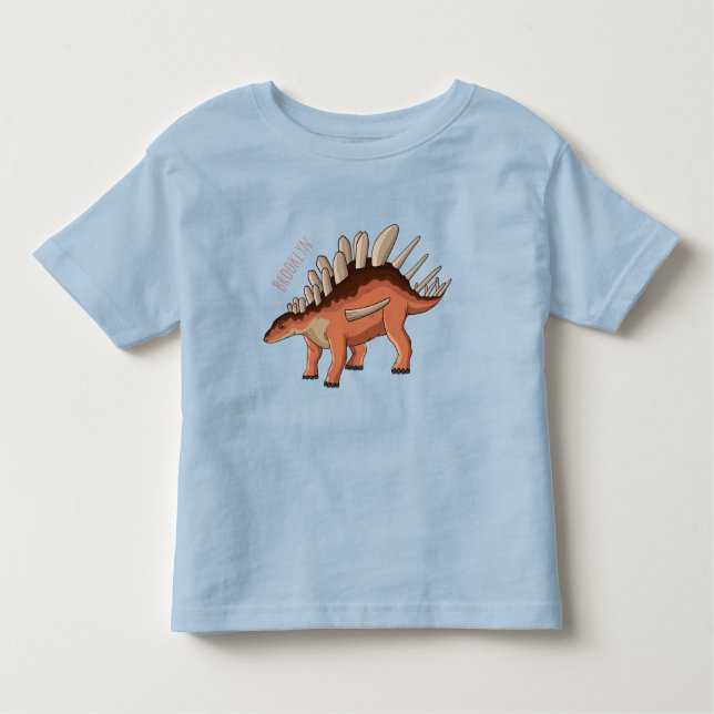 Kentrosaurus tecknad illustration t shirt (Framsida)