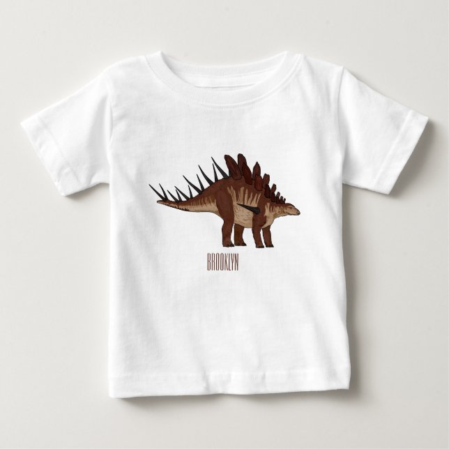 Kentrosaurus tecknad illustration t shirt (Framsida)