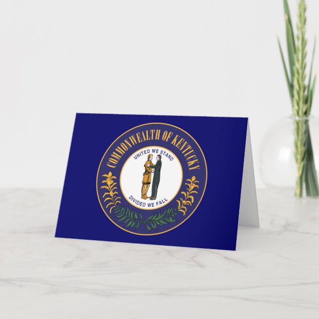 Kentuckian sigill, Kentucky Kort (Framsida)