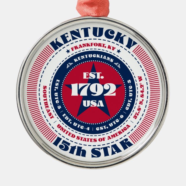 Kentucky, 15:e julhelgen Ornament (Framsidan)