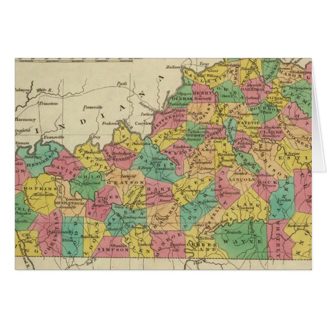 Kentucky 6 hälsningskort (Framsidan Horizontal)