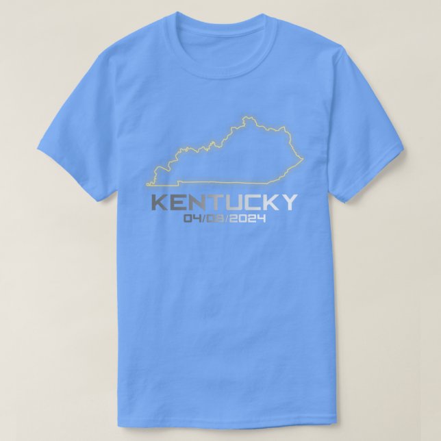 Kentucky America Astronomy Otal Solar Eclipse 2024 T Shirt (Design framsida)