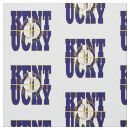 Kentucky amerikansk delstatsflagga tyg