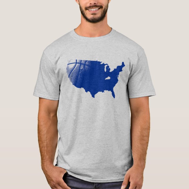 Kentucky Basketball Nation T Shirt (Framsida)