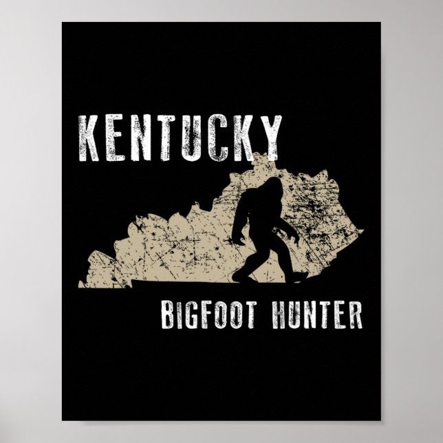 Kentucky Bigfoot Hunter Poster (Framsidan)
