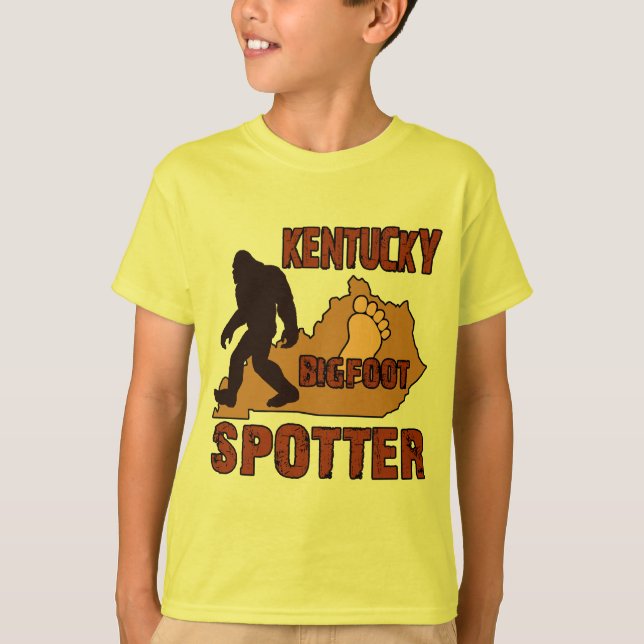Kentucky Bigfoot Spotter T-shirt (Framsida)