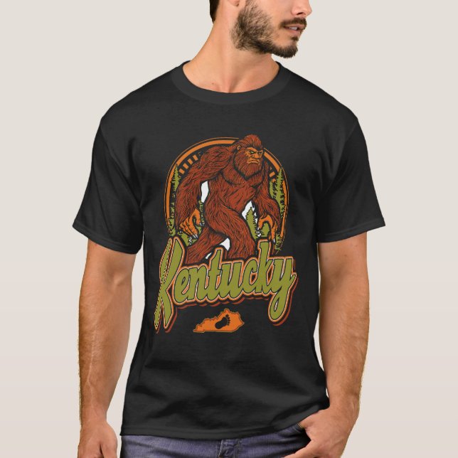Kentucky Bigfoot T Shirt (Framsida)
