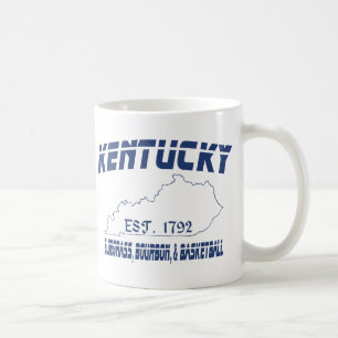 Kentucky blågräsBourbon basket UScustomInk Kaffemugg