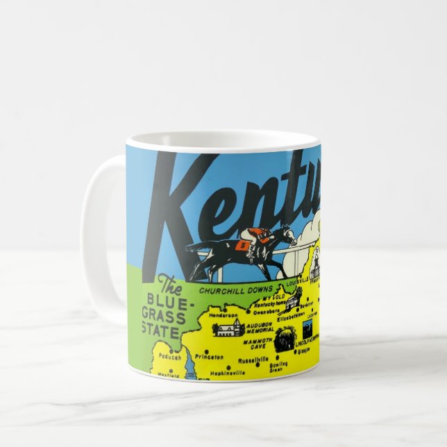 Kentucky Blue Grass State Mugg (Framsida vänster)