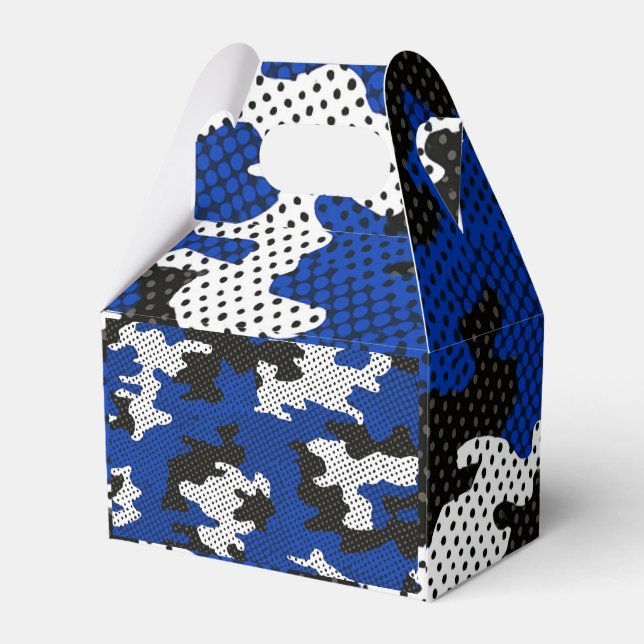 Kentucky Blue White Classic Camo Pattern Presentaskar (Baksidan Sidan)