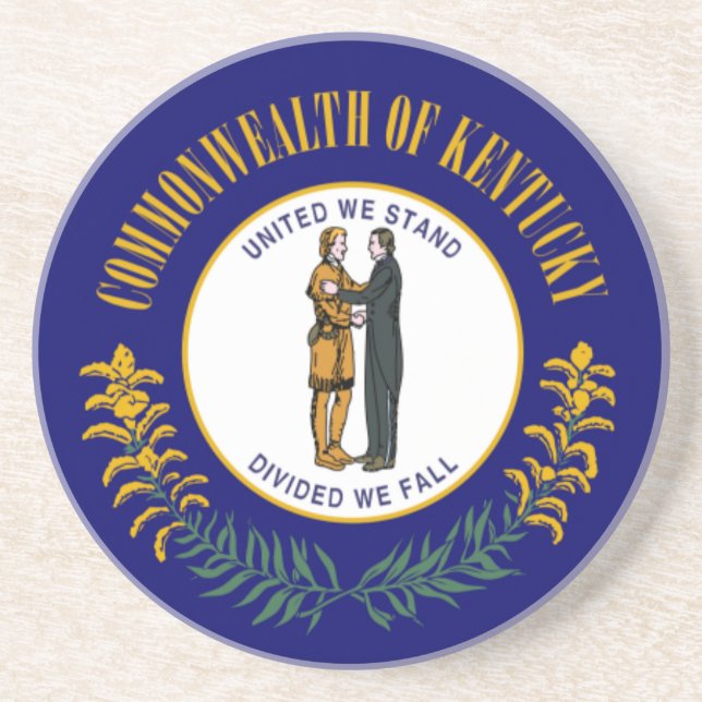 Kentucky: Bluegrass Commonwealth Amerikansk delsta Underlägg (Framsidan)