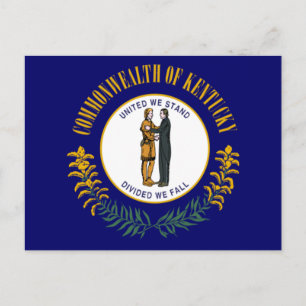 Kentucky: Bluegrass Commonwealth amerikansk delsta Vykort