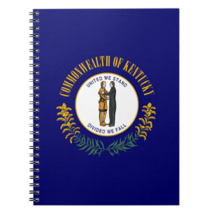 Kentucky: Bluegrass Commonwealth US delstatsflagga Anteckningsbok