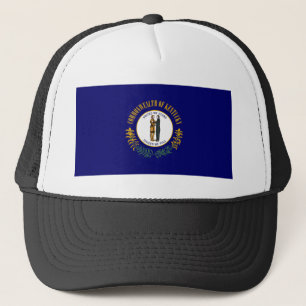 Kentucky: Bluegrass Commonwealth US Delstatsflagga Keps