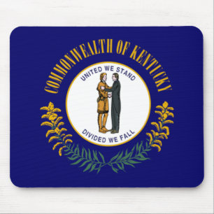 Kentucky: Bluegrass Commonwealth US delstatsflagga Musmatta