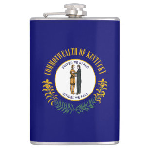 Kentucky: Bluegrass Commonwealth US Statlig flagga Fickplunta