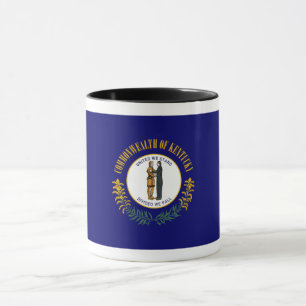 Kentucky: Bluegrass Commonwealth US Statlig flagga Mugg