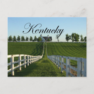 Kentucky Bluegrass Land Vykort