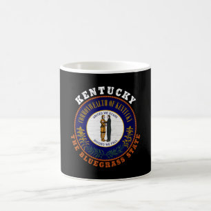 KENTUCKY BLUEGRASS STATLIG FLAGGA KAFFEMUGG