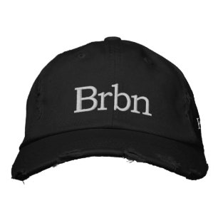 Kentucky bourbon slittrad hatt broderad keps
