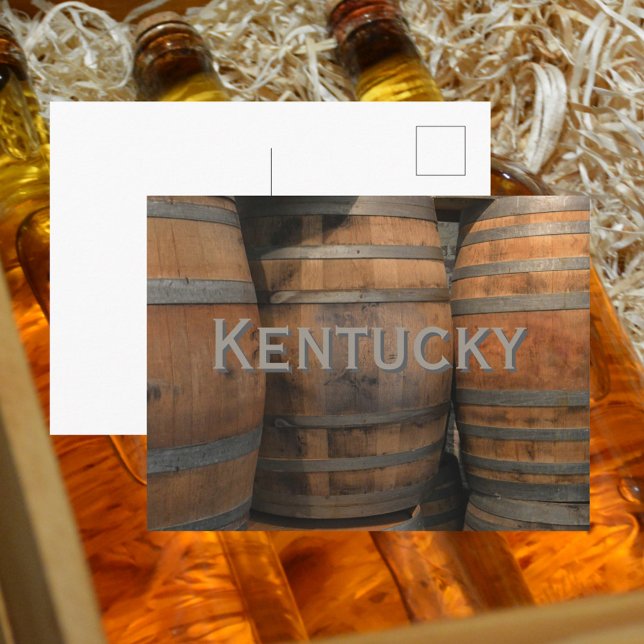 Kentucky Bourbon Träfatttunnor Fotografisk Vykort (Skapare uppladdad)