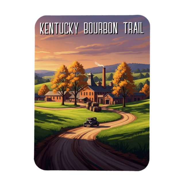 Kentucky Bourbon Trail Resor Magnet (Vertikal)