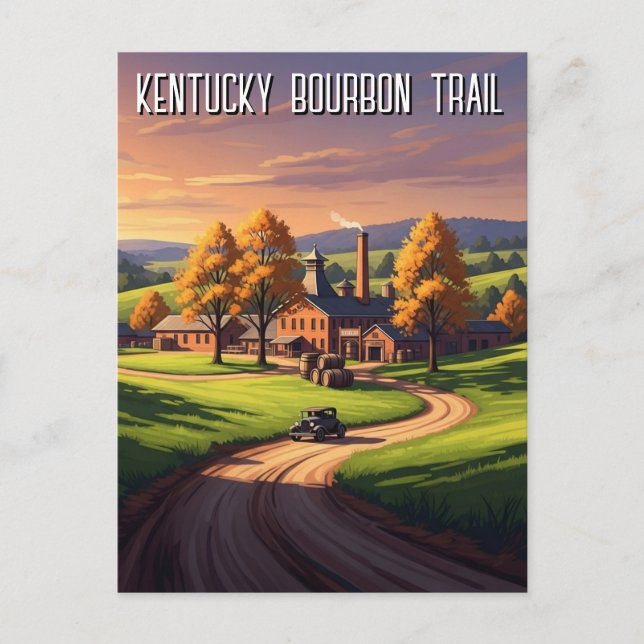 Kentucky Bourbon Trail Resor Vykort (Framsida)