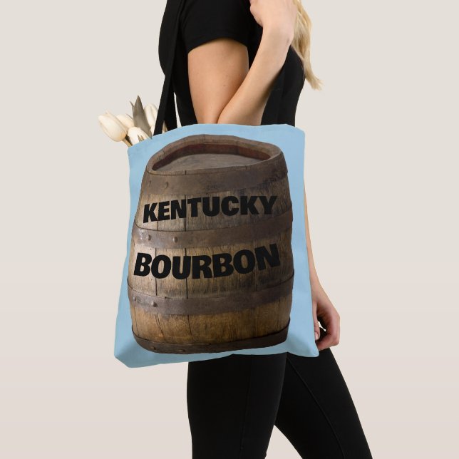 KENTUCKY BOURBON WHISKEY TOTE TYGKASSE (Närbild)