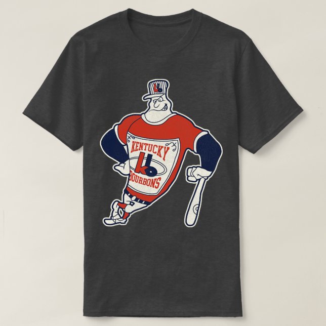 Kentucky Bourbons Defunct Louisville Softball T Shirt (Design framsida)