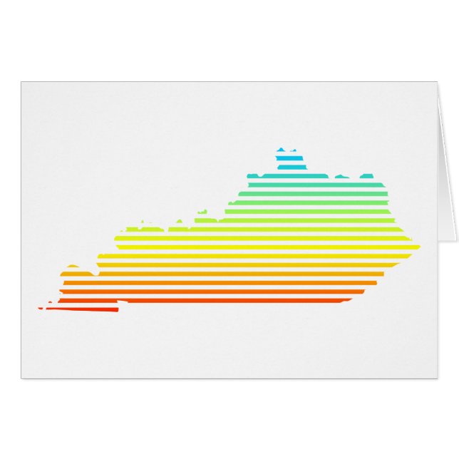 Kentucky Chill-toning Hälsningskort (Framsidan Horizontal)