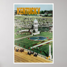Kentucky Derby Affisch Resa Konst Ridning
