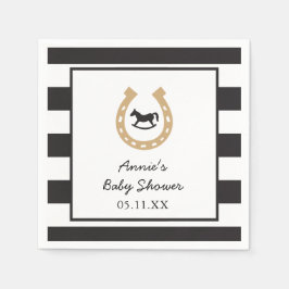 Kentucky Derby Baby Shower Drink Napkins Pappersservett