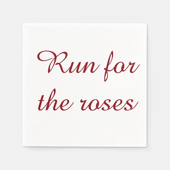 Kentucky Derby cocktail Pappersservett (Framsidan)