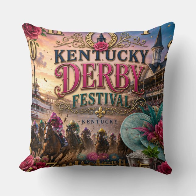Kentucky Derby Festival Kudde (Framsida)