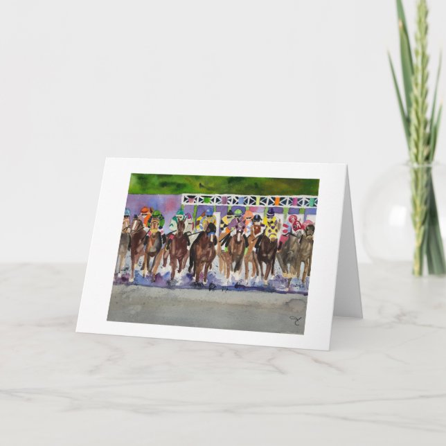Kentucky Derby Greeting Card Kort (Framsida)
