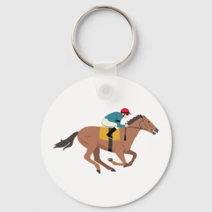 Kentucky Derby hästryttare Nyckelring