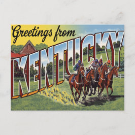 Kentucky Derby Horse Racing Vykort