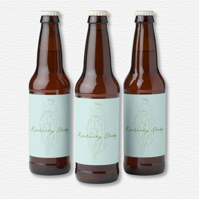Kentucky Derby Ölflaska Etikett (Skapare uppladdad)