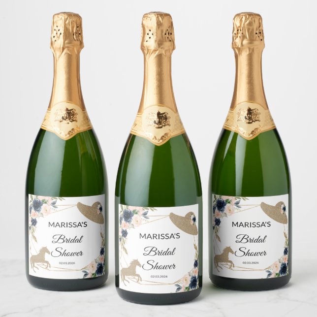 Kentucky Derby Sparkling Wine Label (Flaskor)