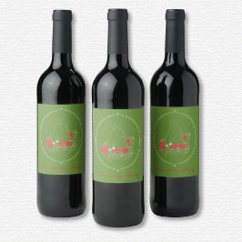 Kentucky Derby Vin-etikett Vinflaska Etikett