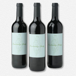 Kentucky Derby Vin-etikett Vinflaska Etikett