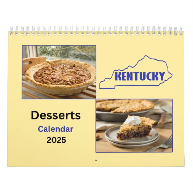 Kentucky Desserts 12-månaderskalender Kalender (Omslag)