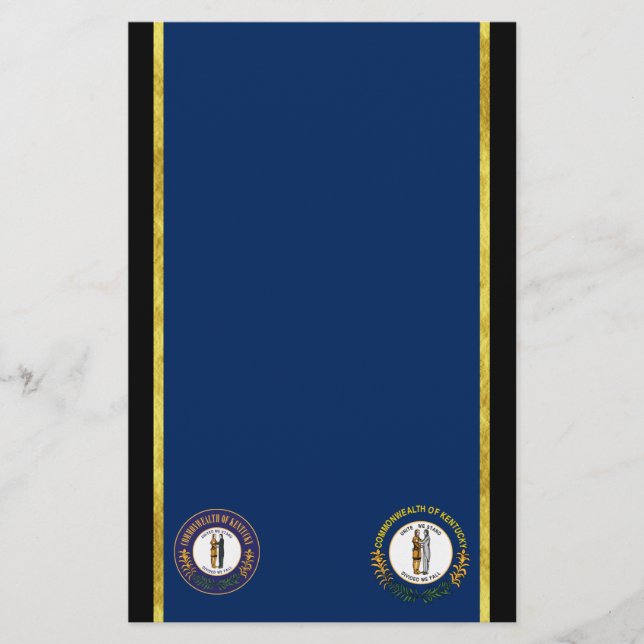 Kentucky flagga brevpapper (Framsida)