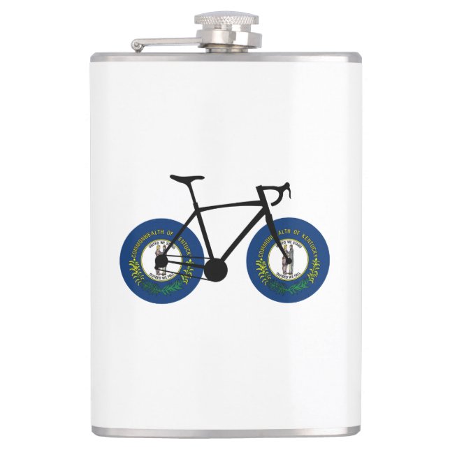 Kentucky Flagga Cycling Fickplunta (Framsidan)