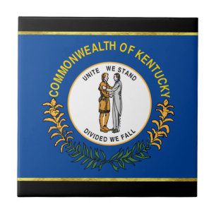 Kentucky flagga kakelplatta