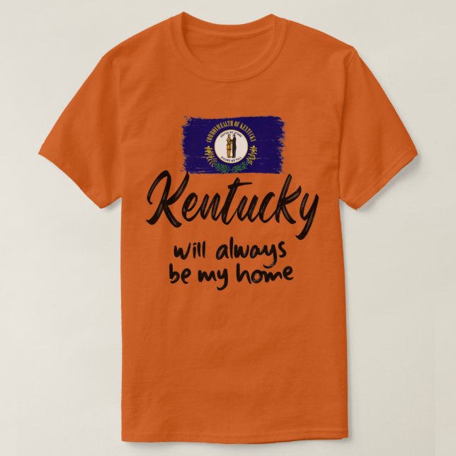 Kentucky Flagga Kentuckian Kentucky Flagga State P T Shirt (Design framsida)