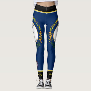 Kentucky flagga leggings