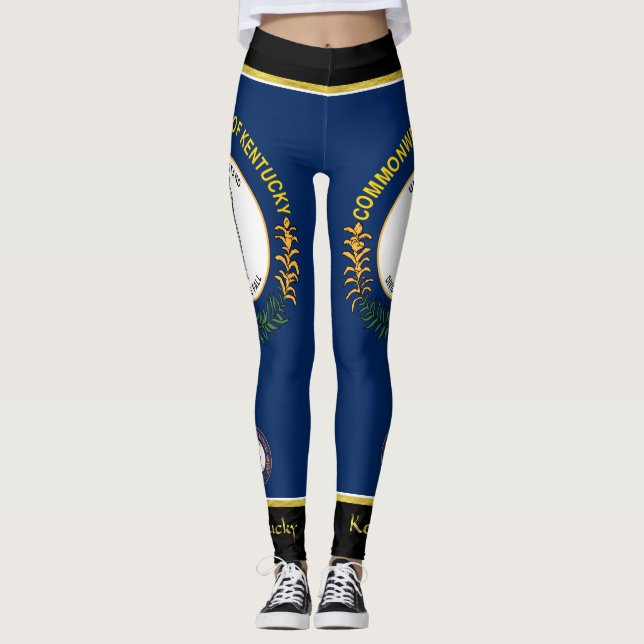 Kentucky flagga leggings (Framsida)