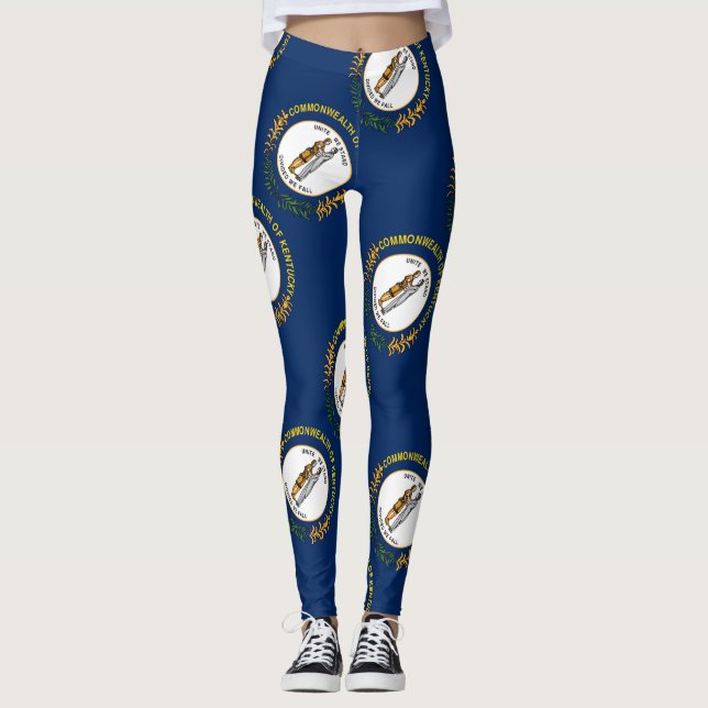 Kentucky flagga leggings (Framsida)